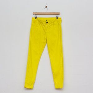 KUT FROM THE KLOTH skinny jeans • neon yellow • 8